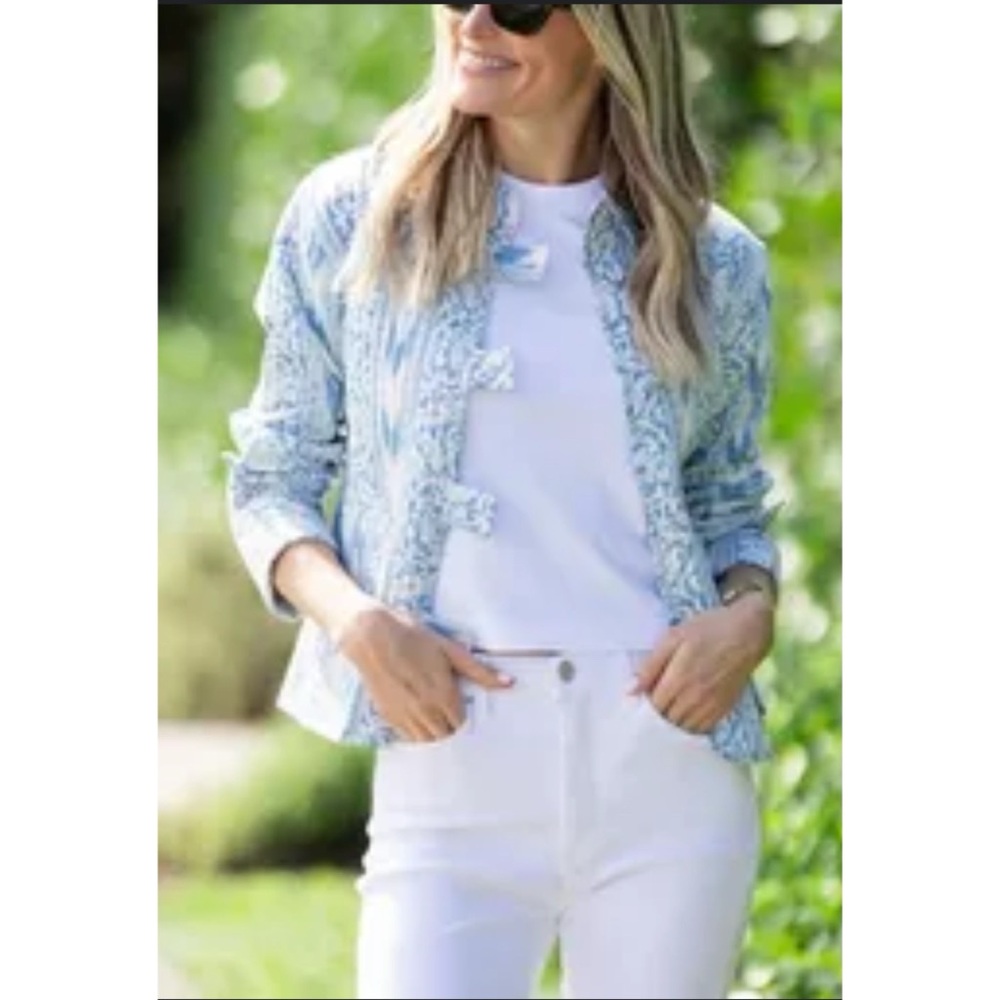 Rare Julia Amory Quilted Dakota Jacket Size M ~ Exellent - Picture 2 of 8